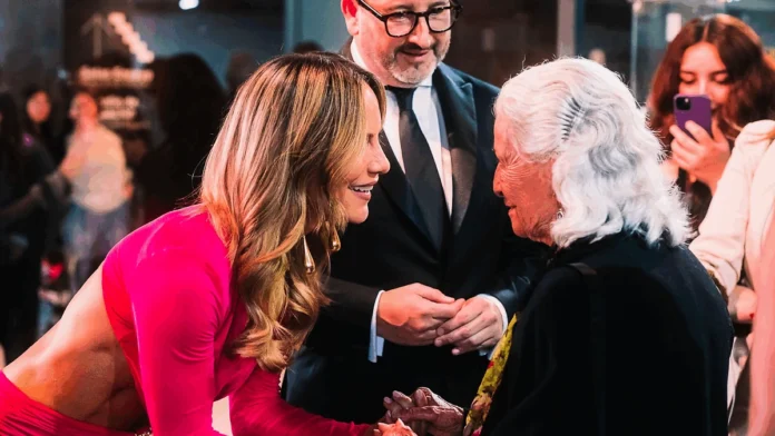 Luz Jiménez, actriz chilena, en los Premios Cordillera 2026