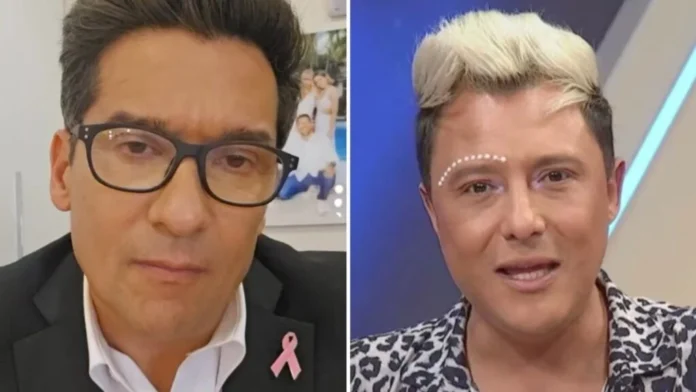 Sergio Rojas y Rafael Araneda en su reencuentro en vivo en Que te lo digo